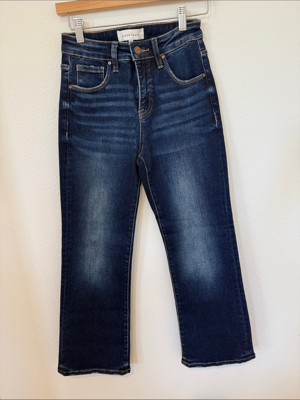 RISEN Dark Wash Straight Leg Jeans 1/25